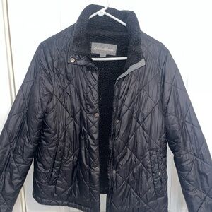 Eddie Bauer Black Quilted Jacket